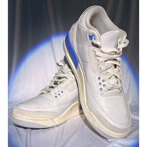 Air Jordan 3 Retro - White Blue - Men’s Size 10.5